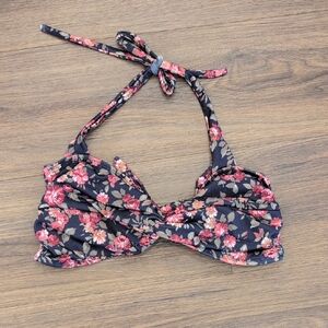Nettles Tale Tie Halter Bikini Top